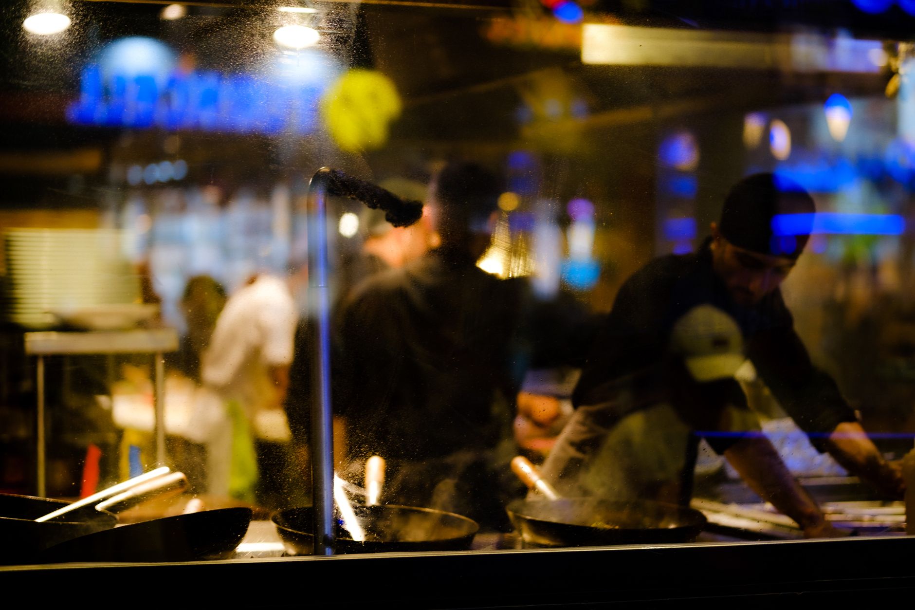 Live Action Food Counter