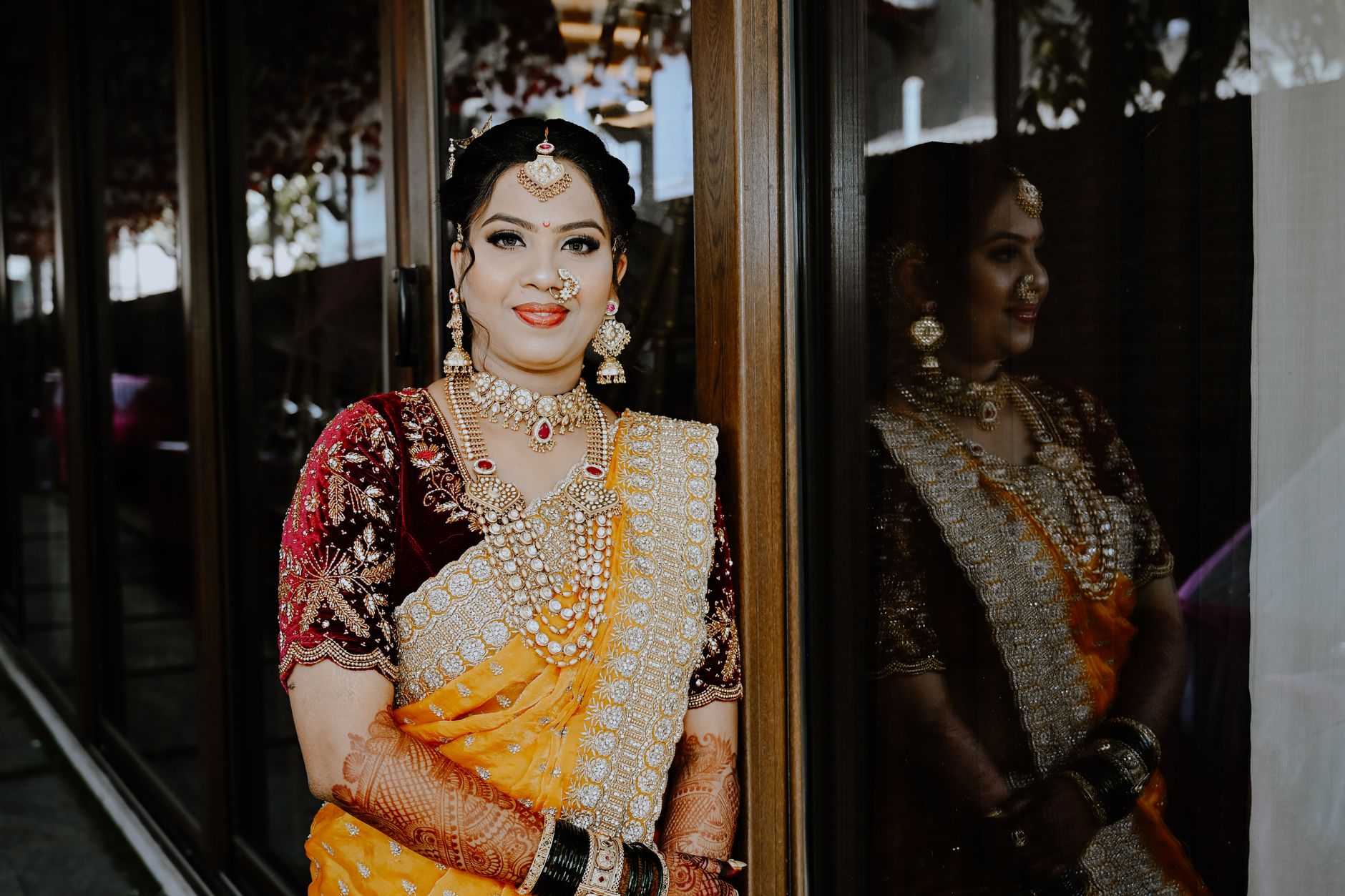 Mirror Work Bridal Blouse