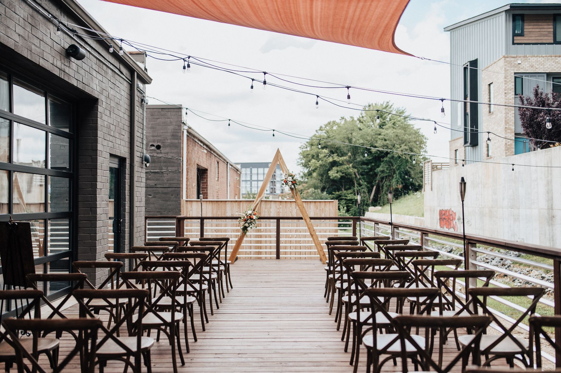 Rustic Crossback Chairs for Goa Events