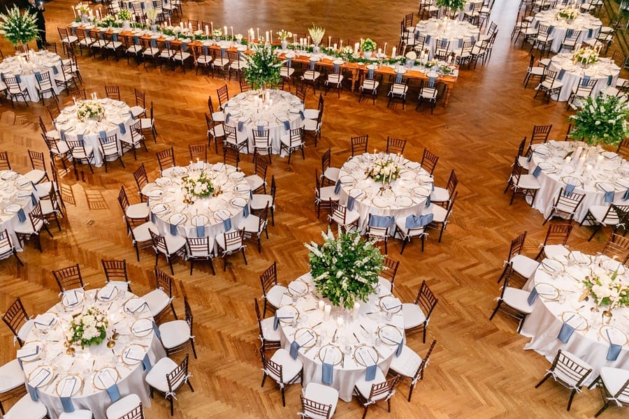 Indian wedding seating chart with traditional decorative elements