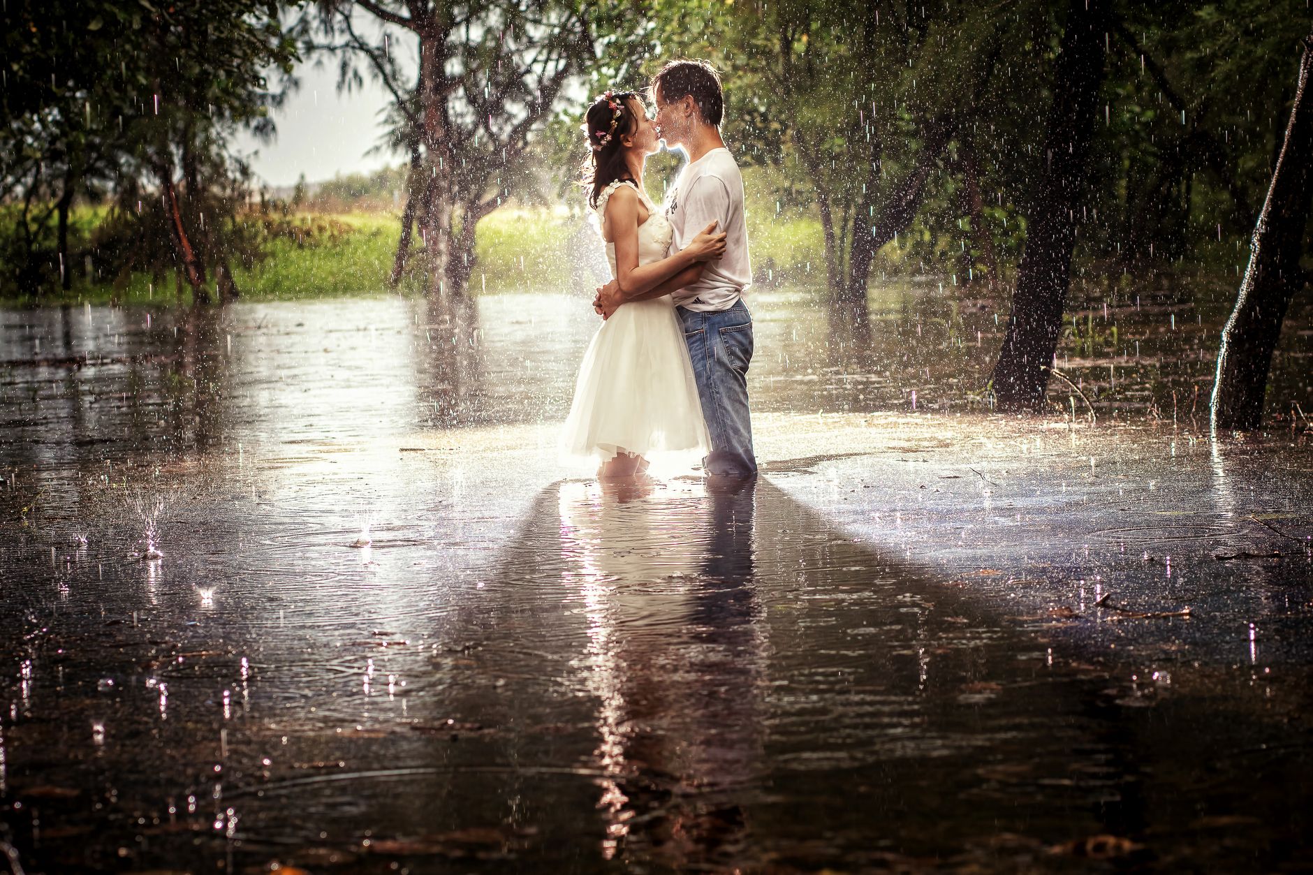 Rainfall Magic for Your Big Day