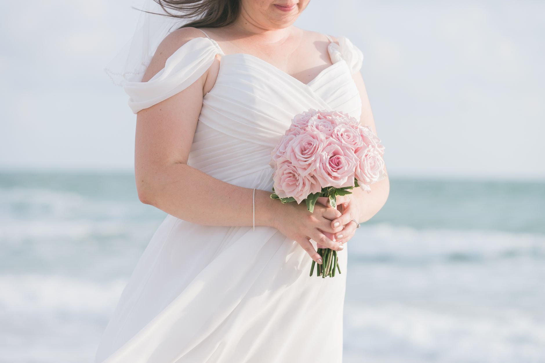 Cascading Bridal Bouquets — Havelock Island