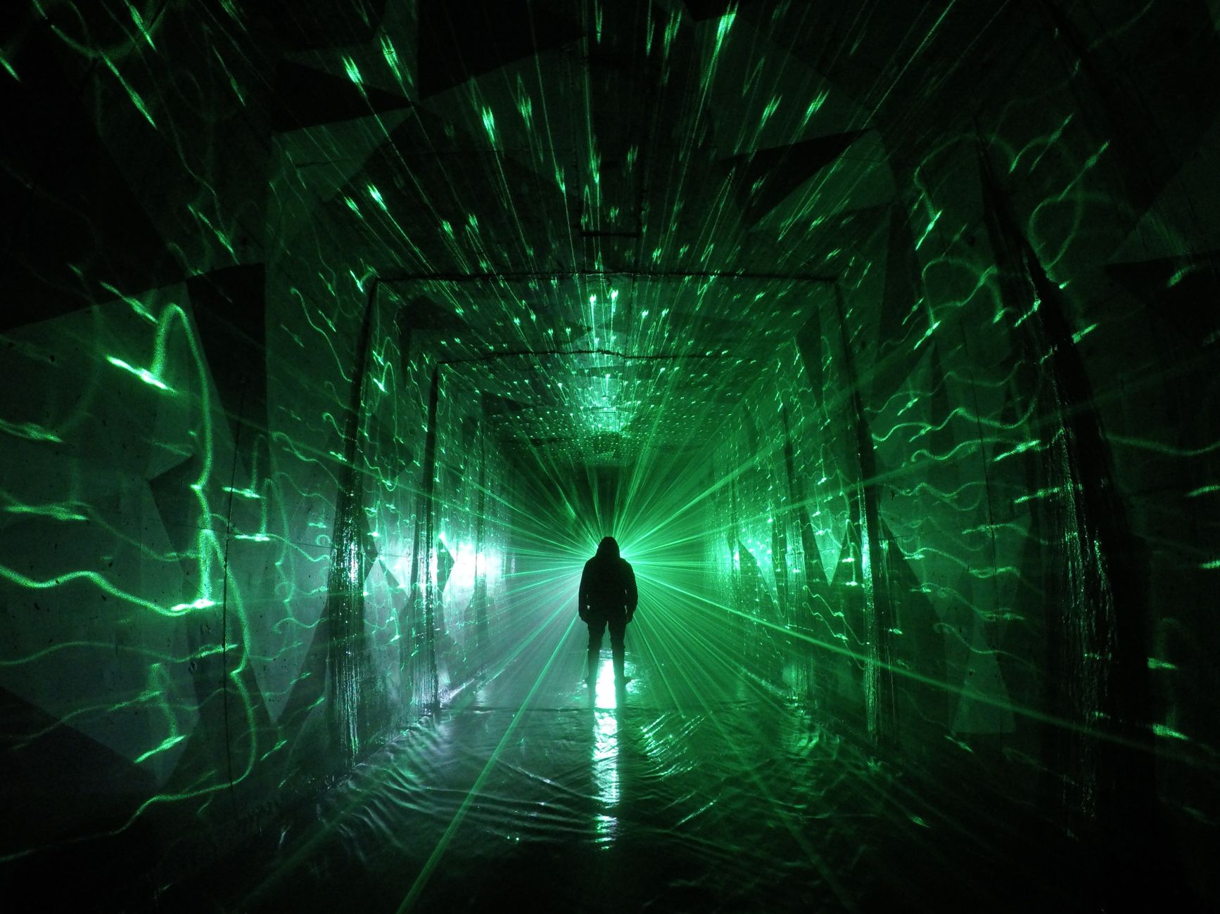 Laser Tunnel Display — Havelock Island