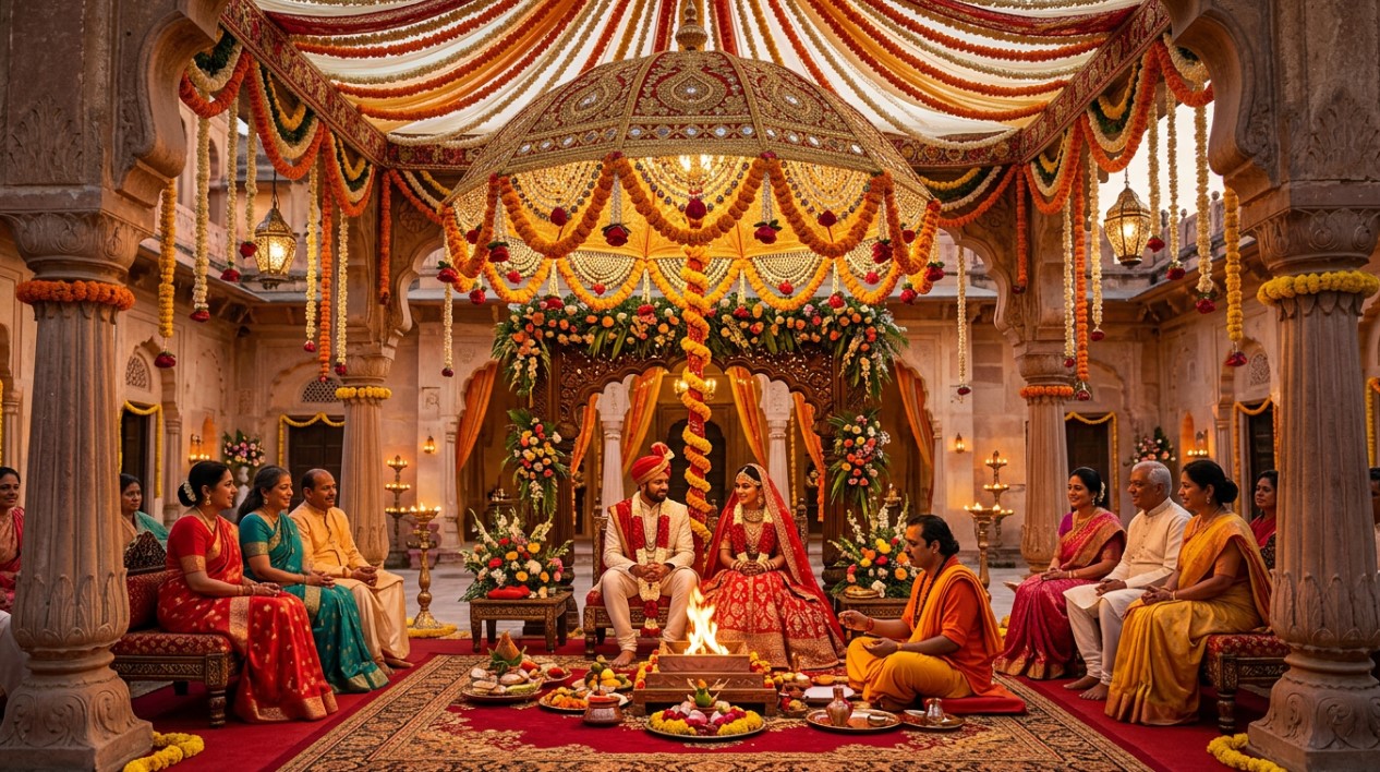 Heritage Umbrella Ceremony Setups