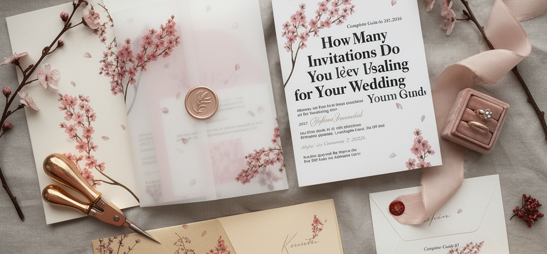 How Many Invitations Do You Need for Your Wedding? Complete Guide 2026