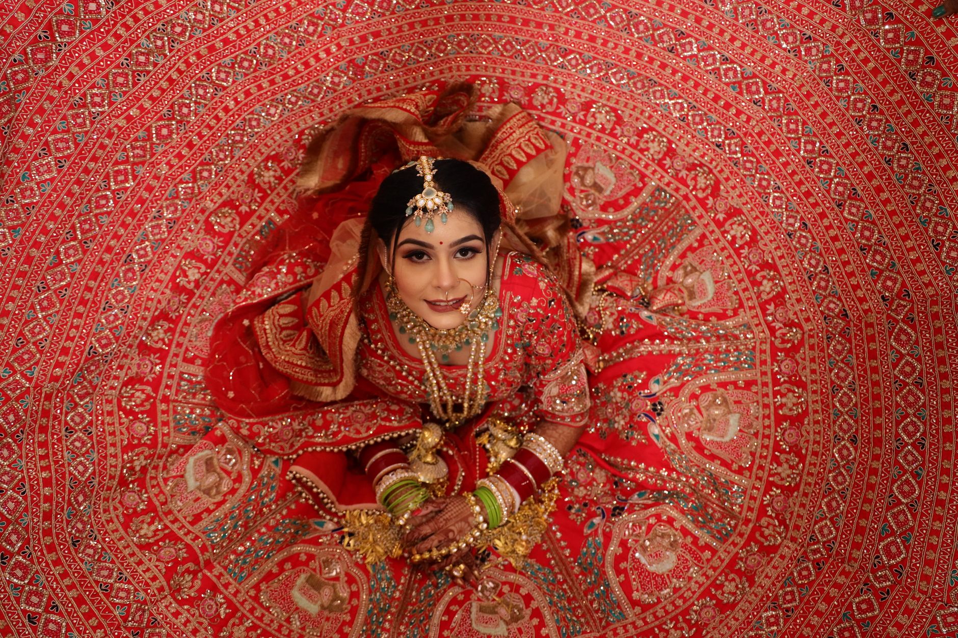 Stunning Bridal Lehangas in Hyderabad