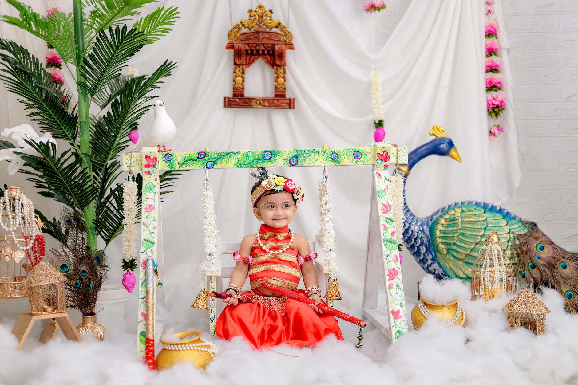Sacred Jhoola Setups for Brahmin Weddings