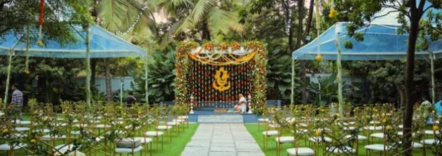 Intimate wedding venues for 50 guests in Chennai with elegant decor and cozy seating arrangements