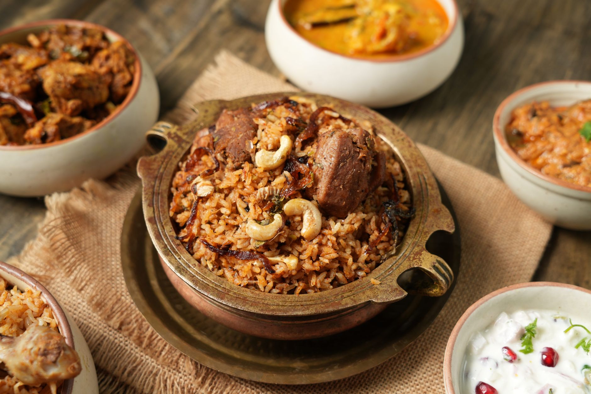 Biryani Serving Station