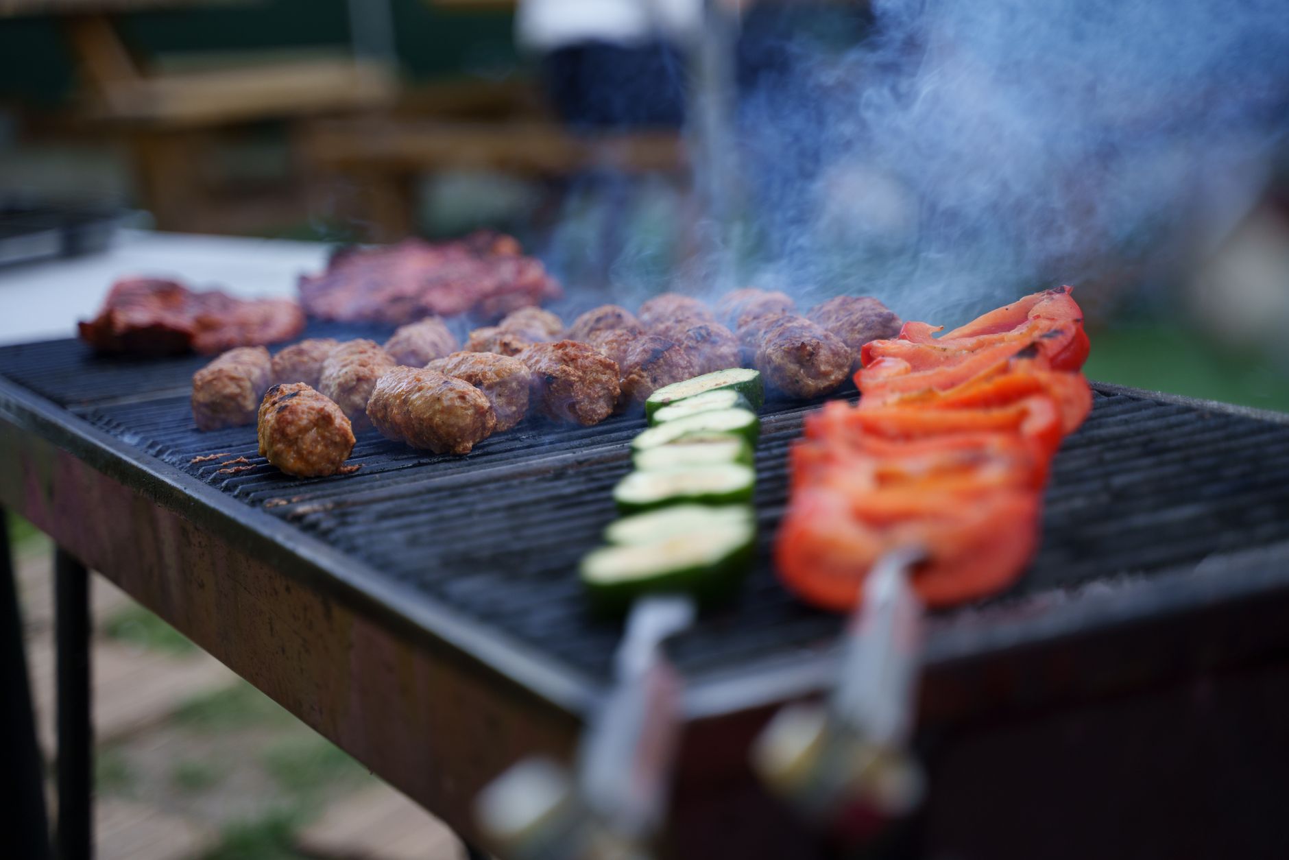 Open Grill Food Station