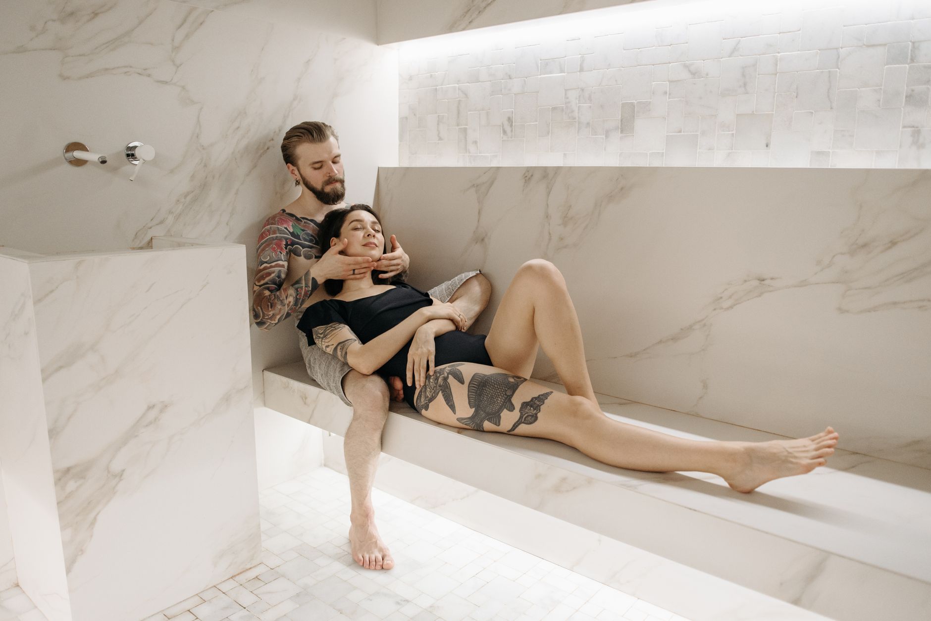 Relax Together in the Blue City