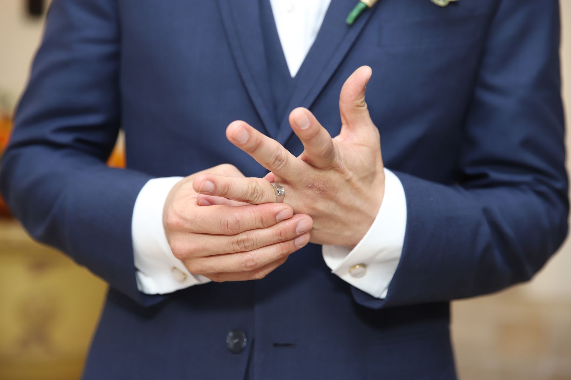 Groom Signet Rings