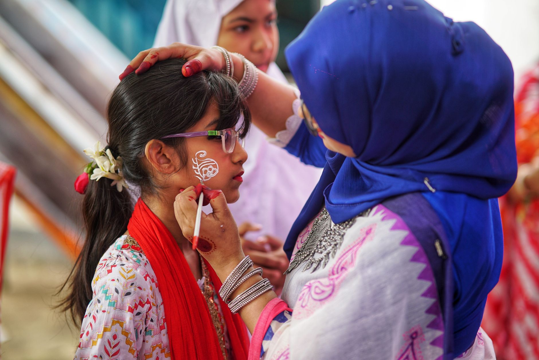 Face Painting Fun at Khajuraho Events