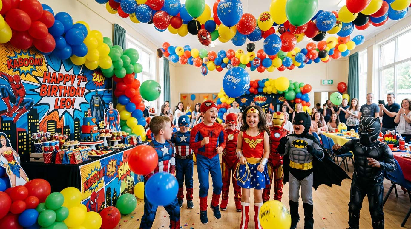 Kids Birthday Budget Planning Chennai celebration setup with decorations and cake