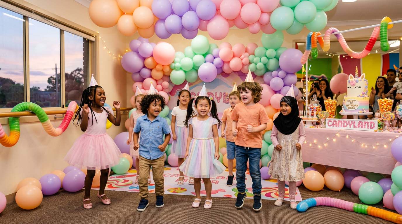 Kids Birthday Party Under ₹1L Chennai celebration setup with colorful decorations