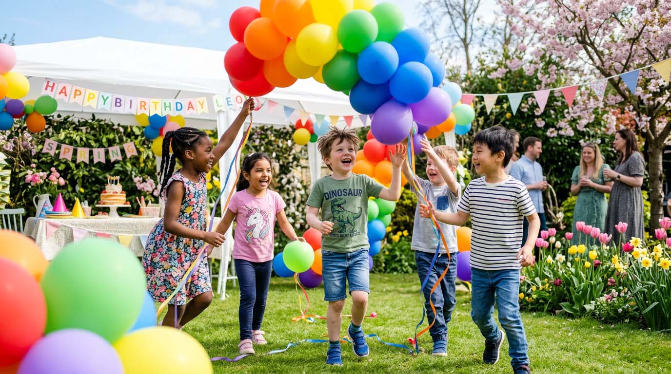 Kids Birthday Party Under ₹2L Chennai celebration with colorful decorations