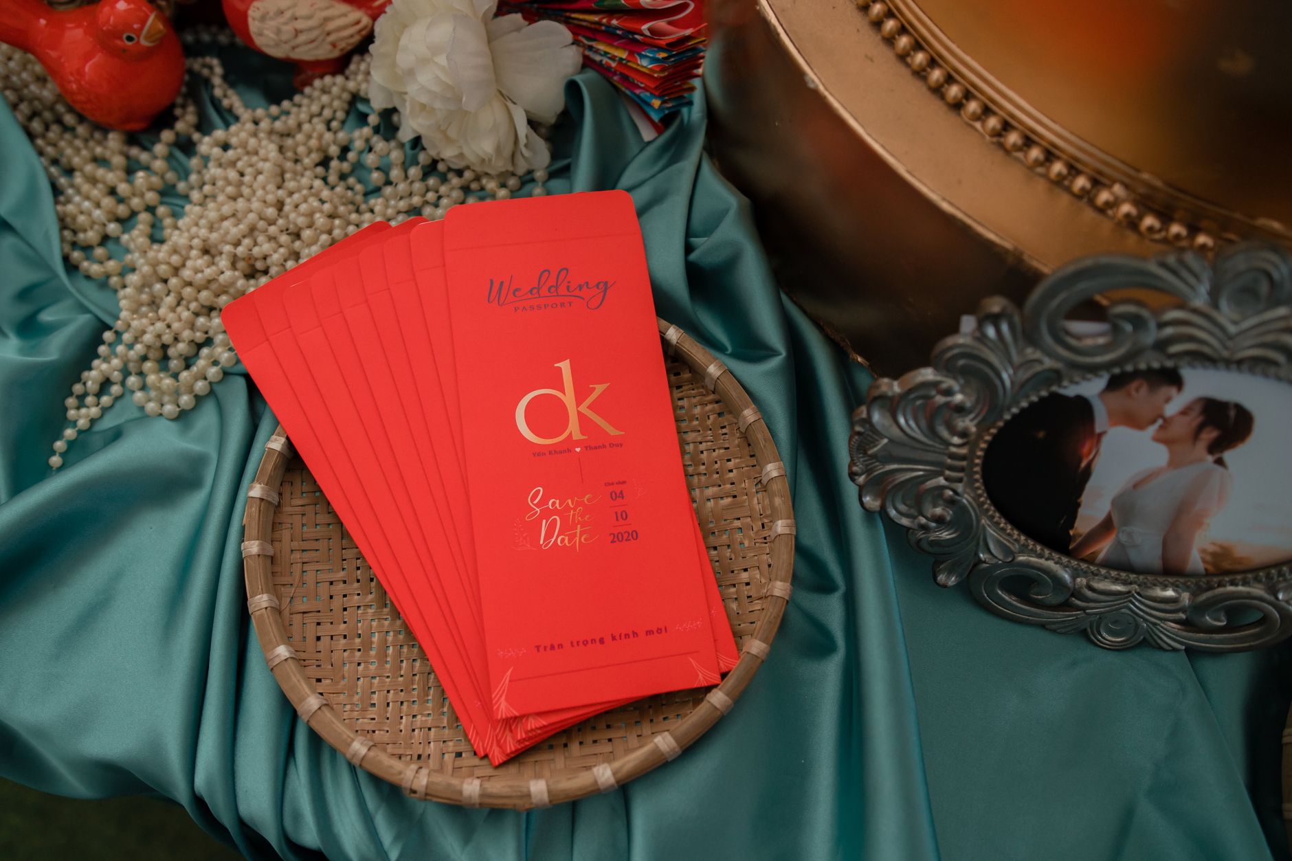 Elegant Save The Date Invitations for Kochi Weddings