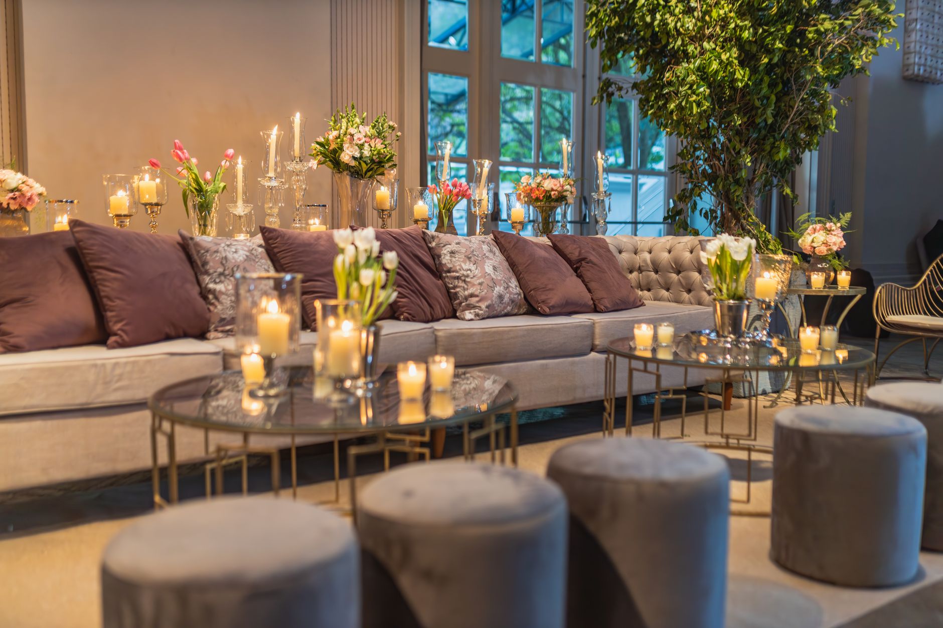 Elegant Duo Lounge for Your Special Day