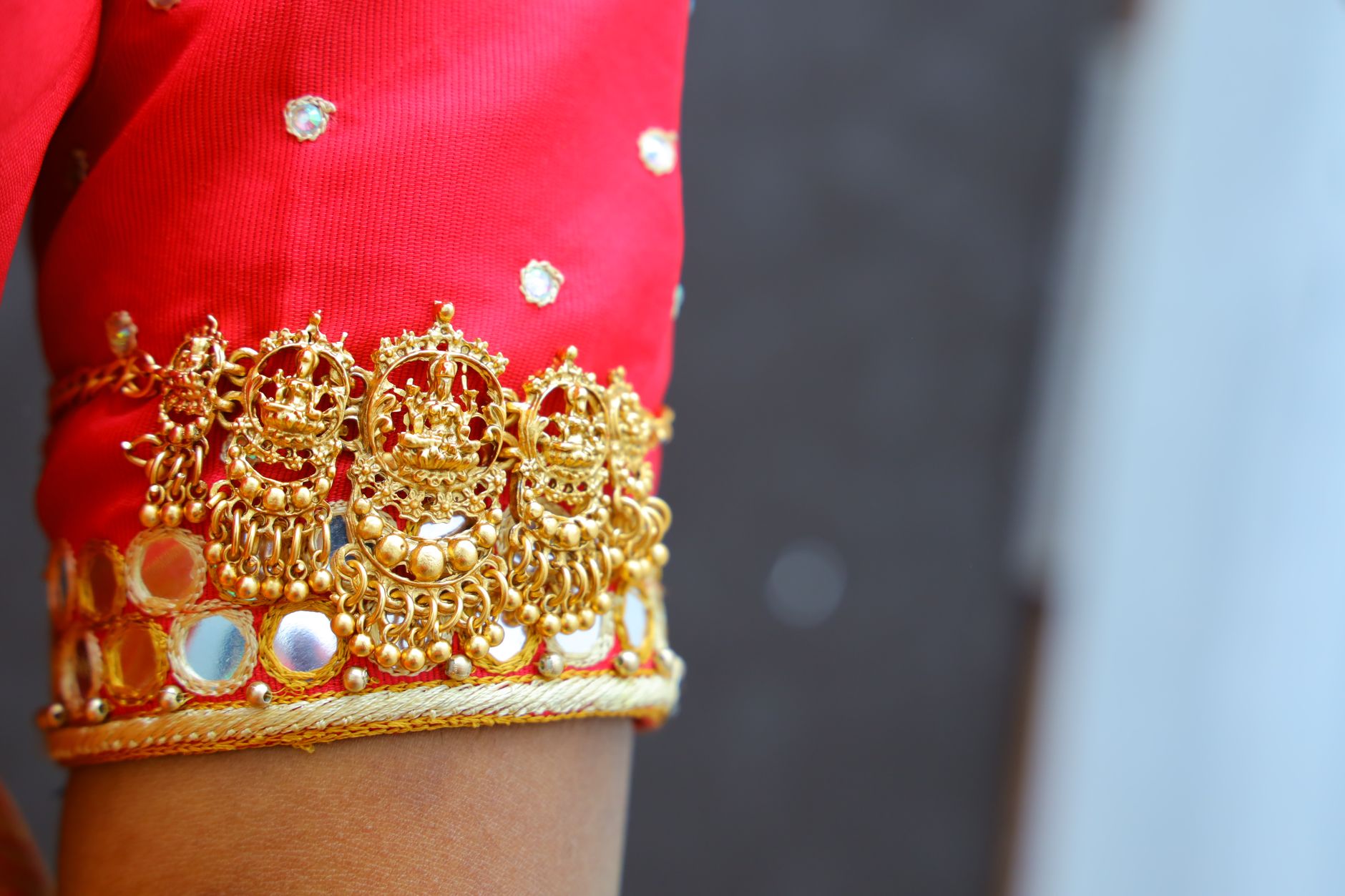 Bridal Blouse with Tassels