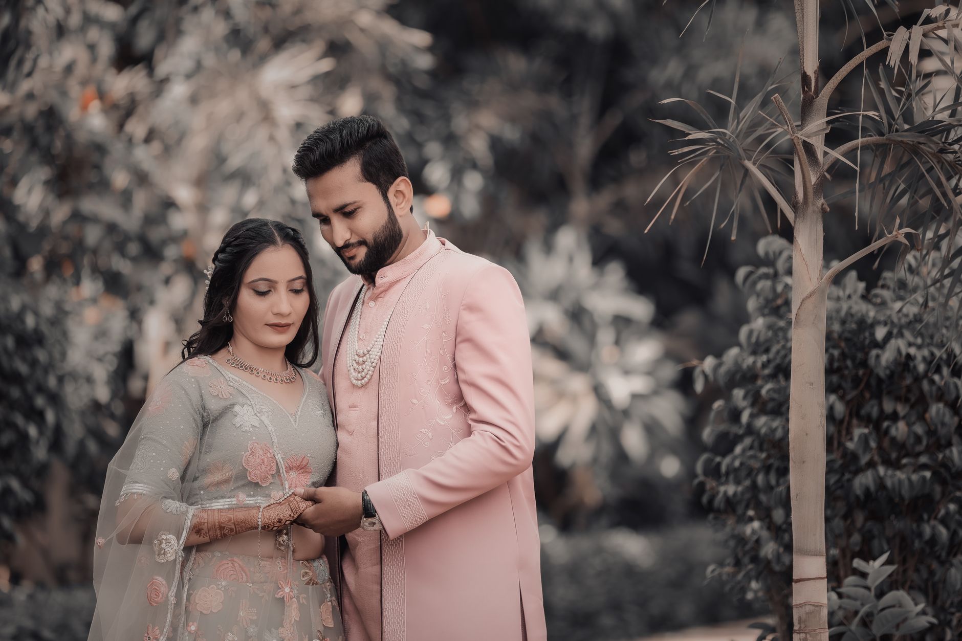 Timeless Engagement Portraits in Lucknow