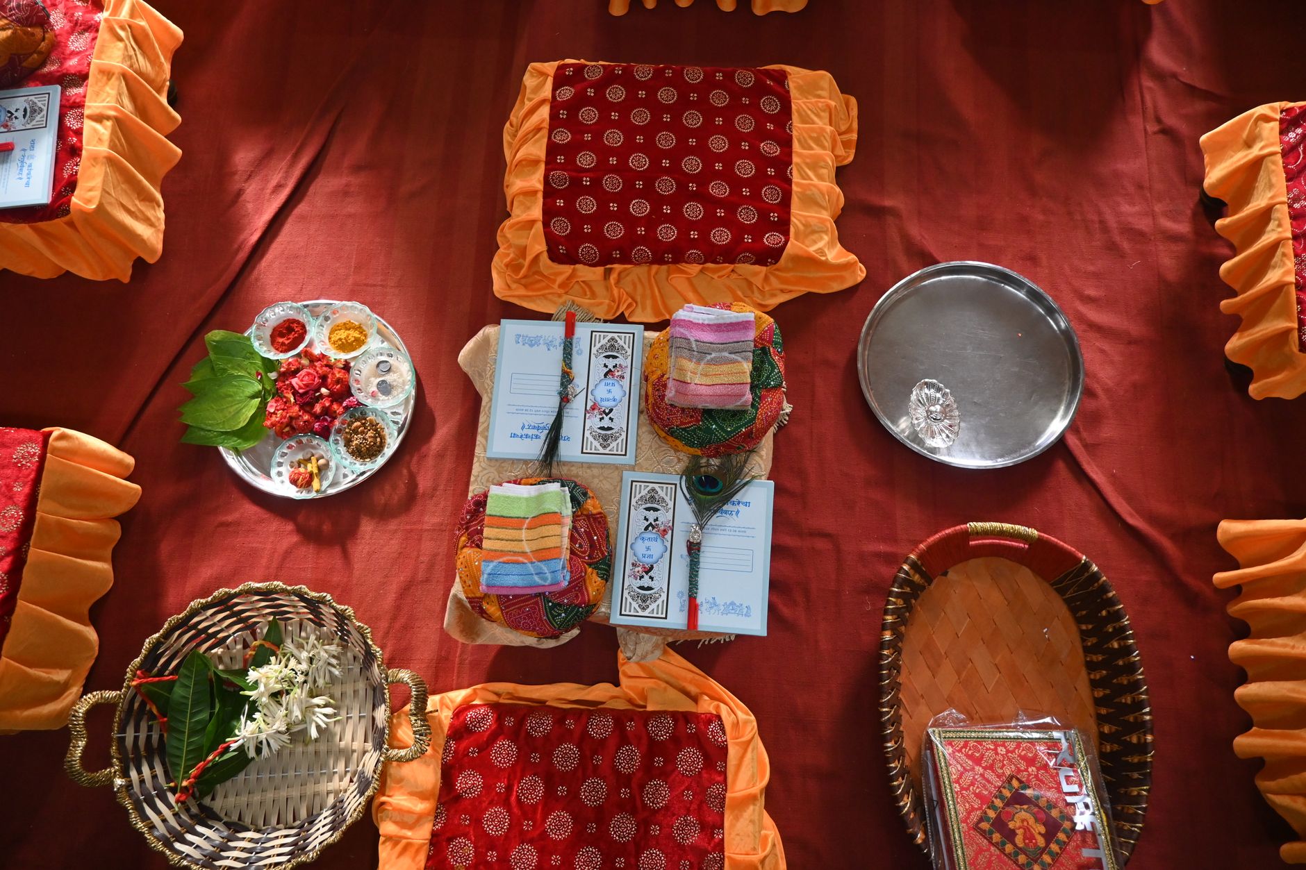 Elegant Ring Exchange Plates in Lucknow