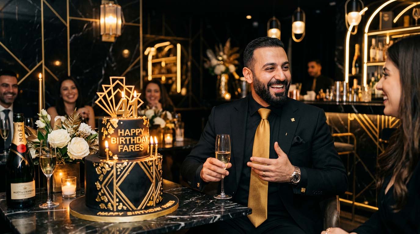 Luxury adult birthday party planning Chennai with elegant decor and premium venue setup