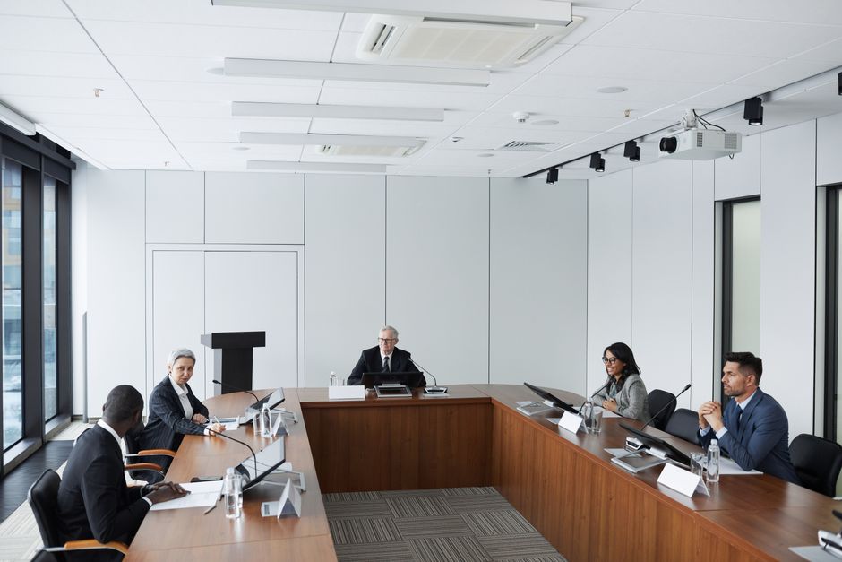 Luxury board meeting planning Chennai with elegant conference setup