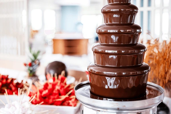 Elegant Chocolate Fountain Displays
