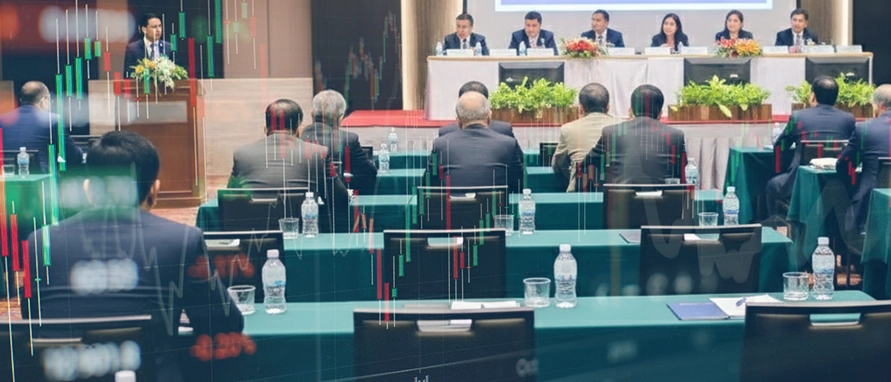 Luxury shareholder meeting planning Chennai with elegant corporate venue setup