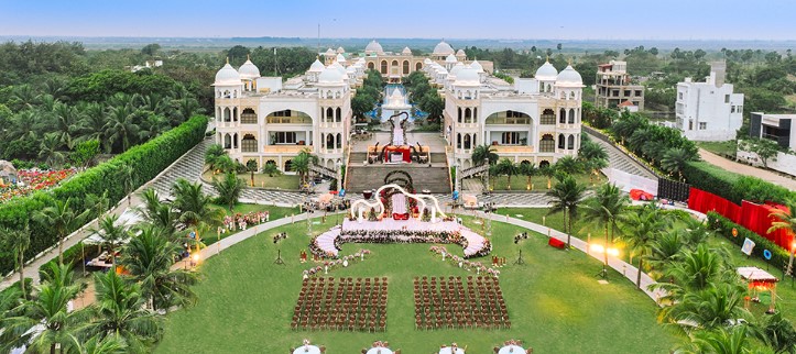 Luxury South Indian Wedding Budget Chennai ceremony with traditional decorations