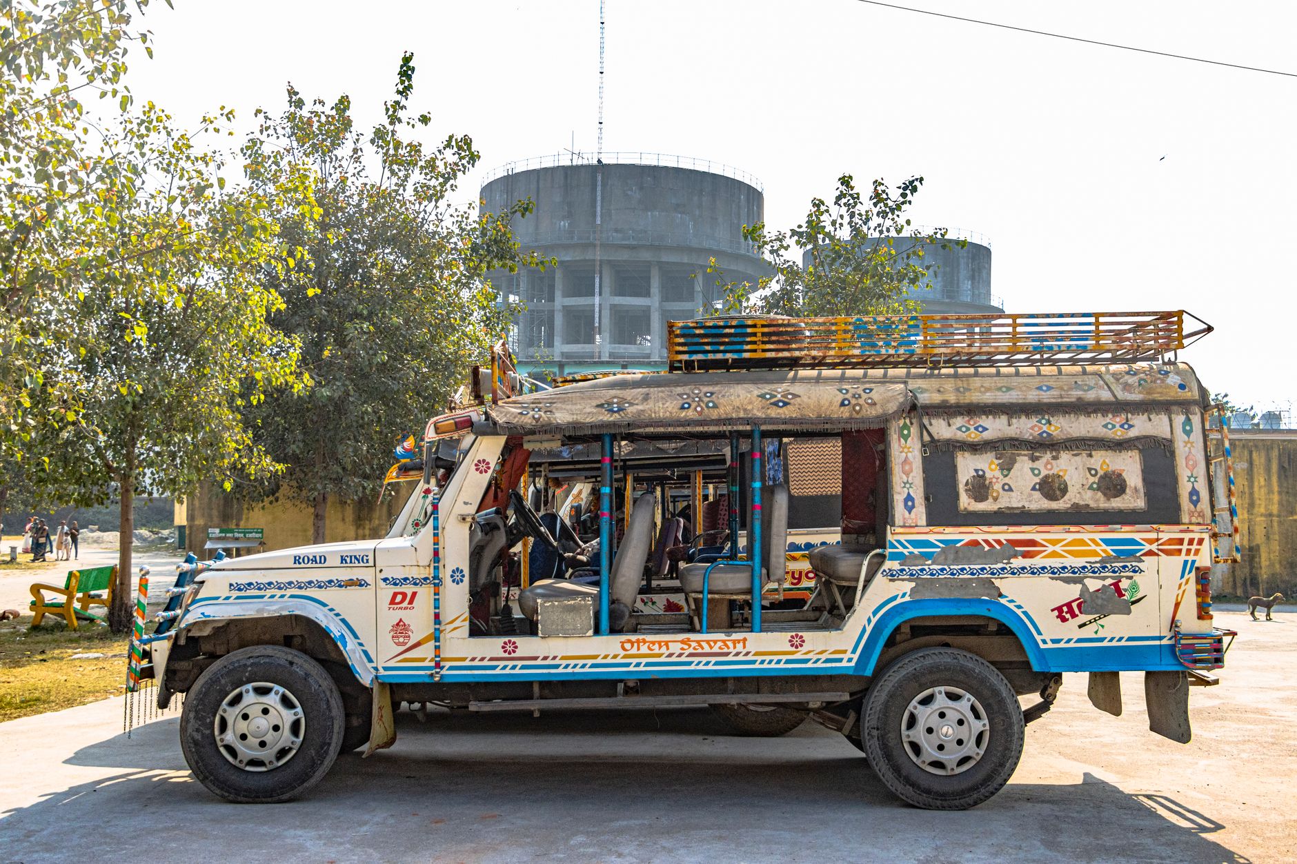 Decorated Procession Jeep