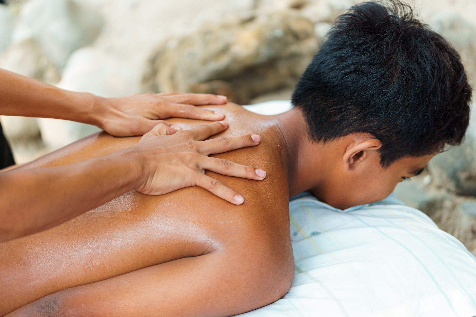 Groom Relaxation Massage