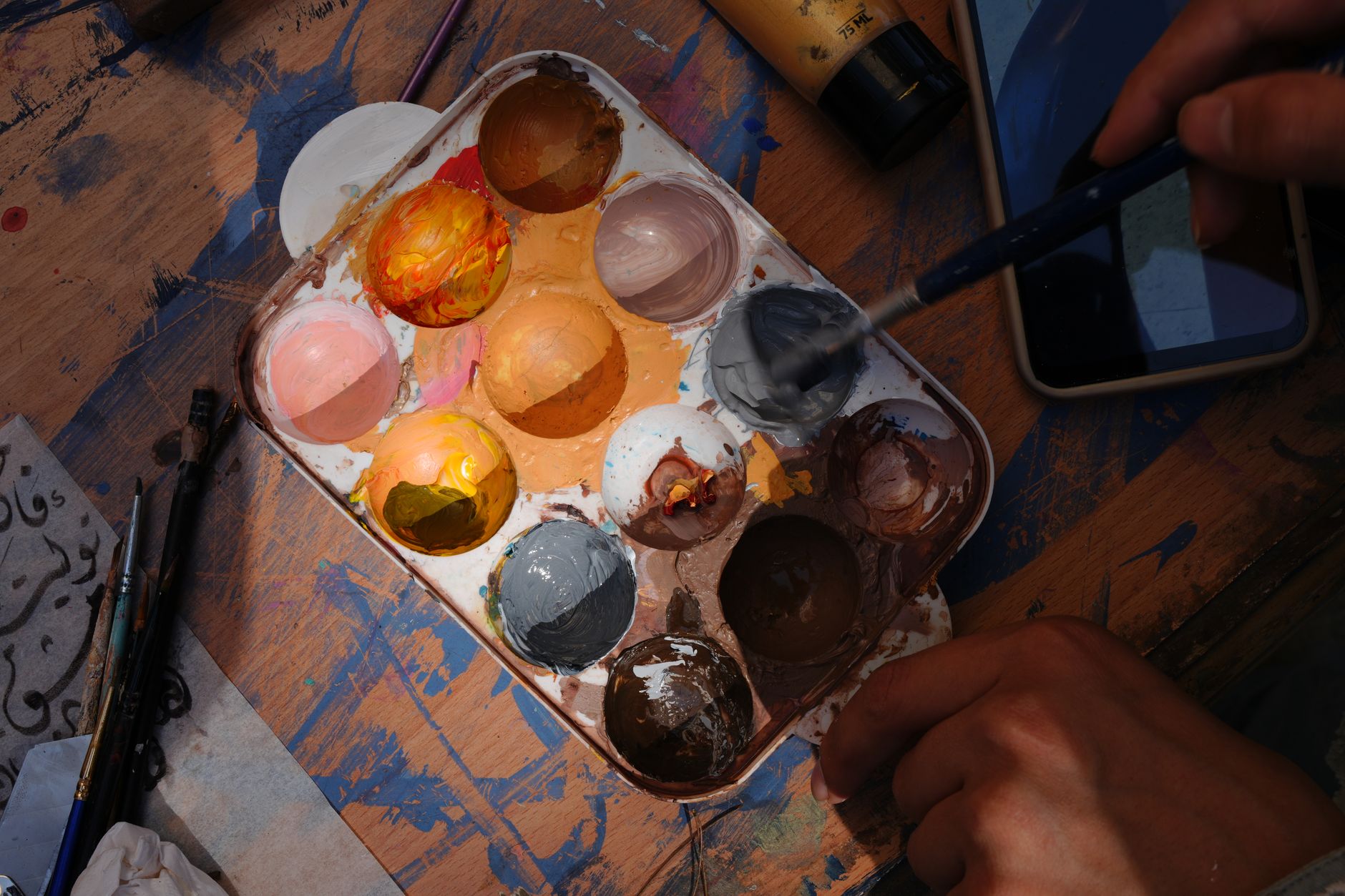 Hand Painted Trays
