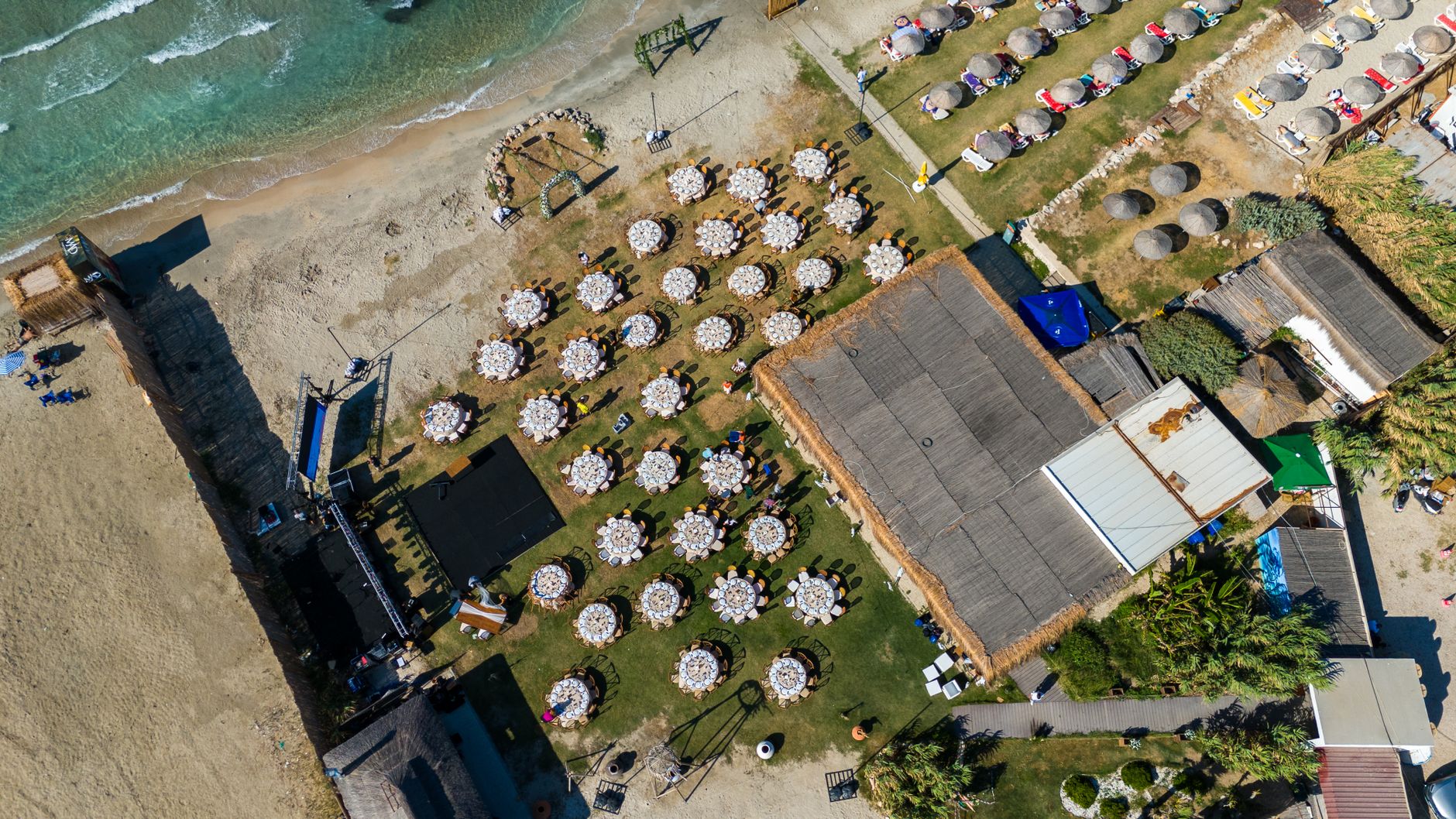Aerial Wedding Shots Over Mahabalipuram