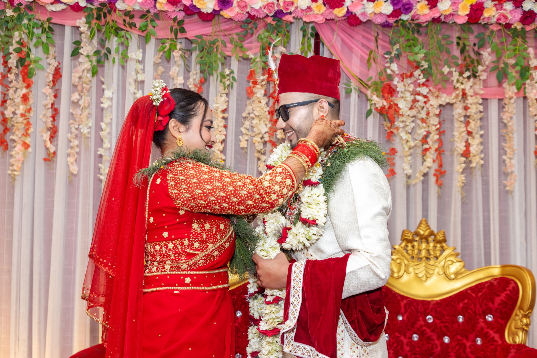 Sacred Rose Varmala Ceremonies