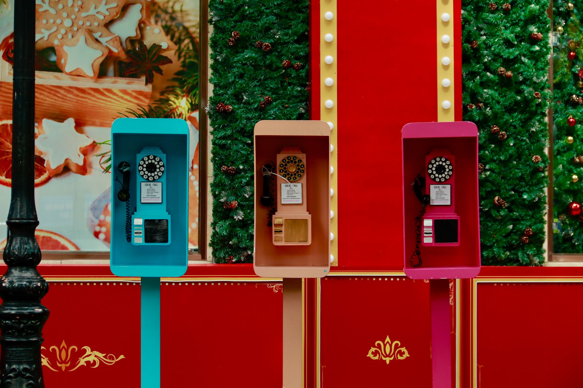 Voice Message Telephone Booth