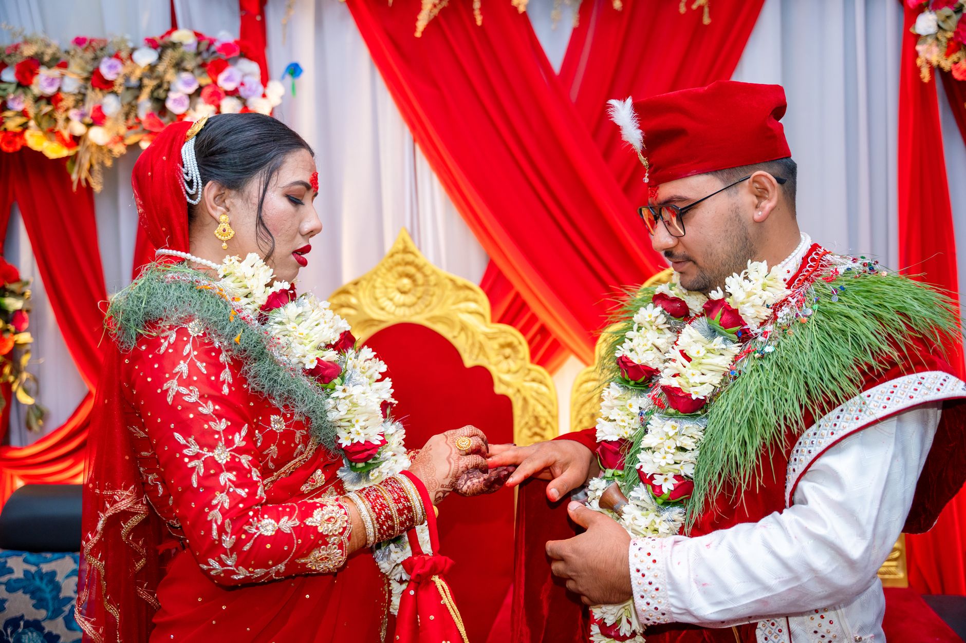 Sacred Ring Platters for Mangalore Weddings