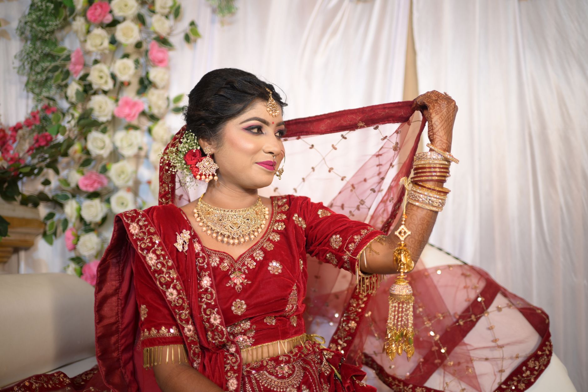 Perfect Bridal Hair for Your Mussoorie Shaadi