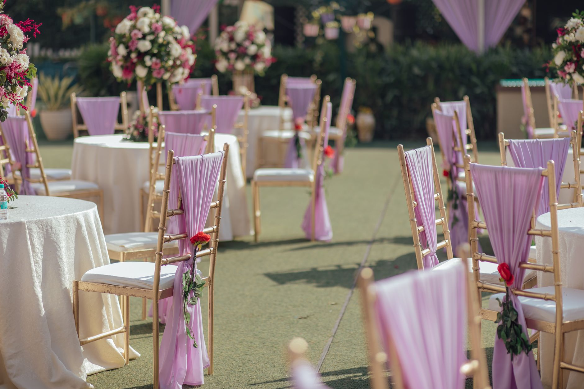 Chair Tiebacks for Mussoorie Weddings