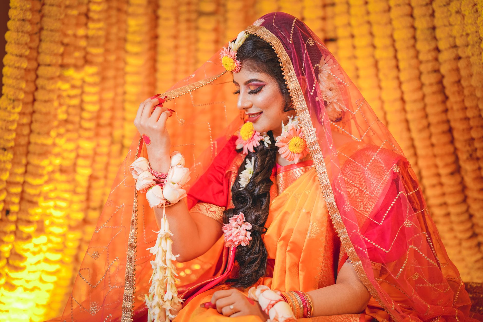 Marigold Jewellery for Nashik Brides