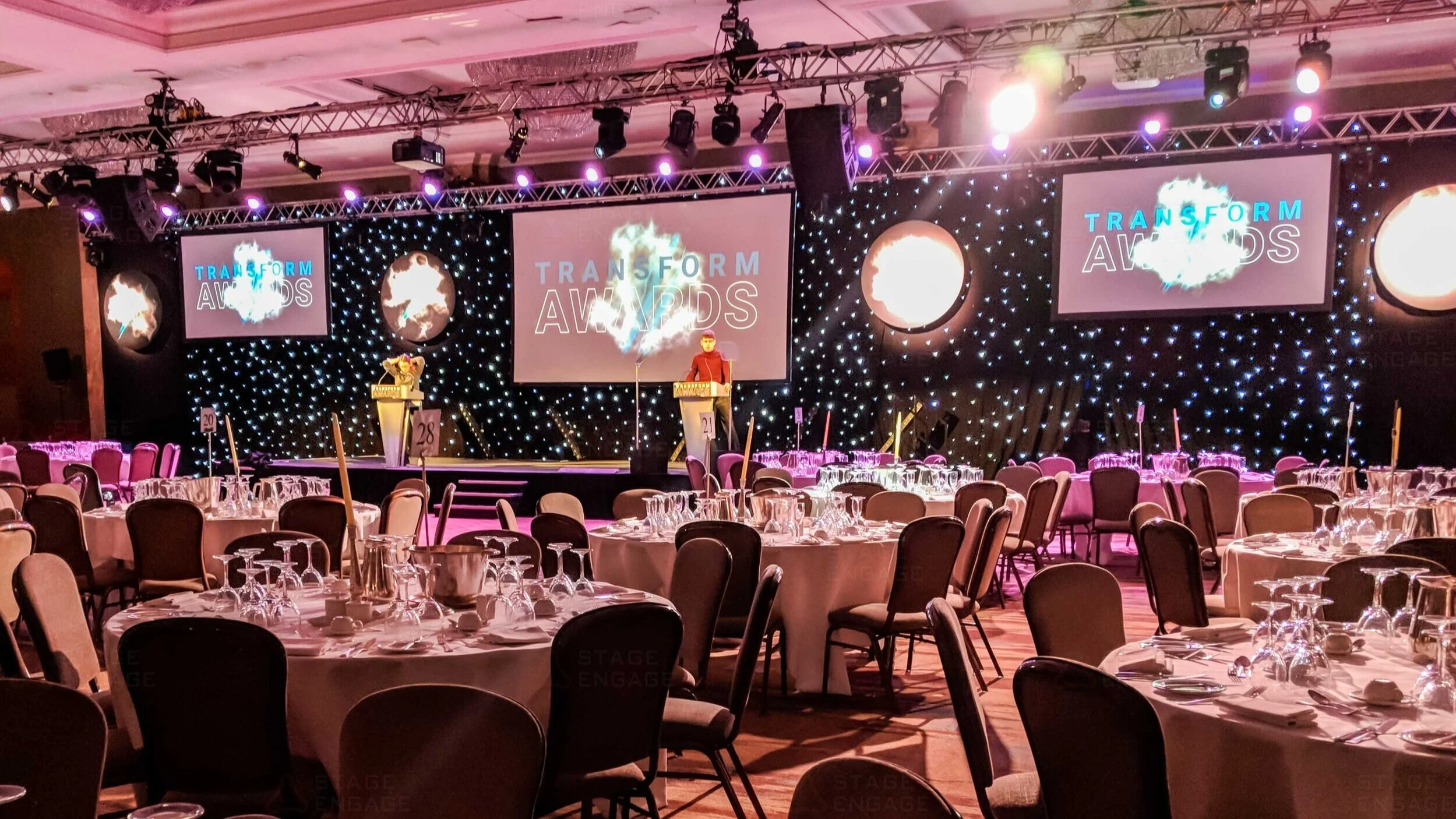 Elegant networking reception setup under 10 lakhs Chennai venue with professional lighting and decor
