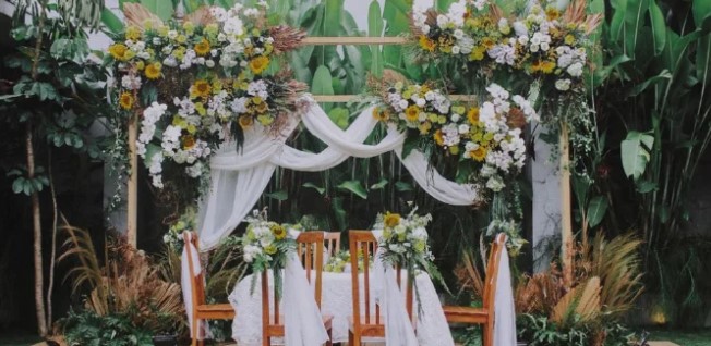 Beautiful Nikah ceremony setup in Chennai with elegant decor and budget-friendly arrangements