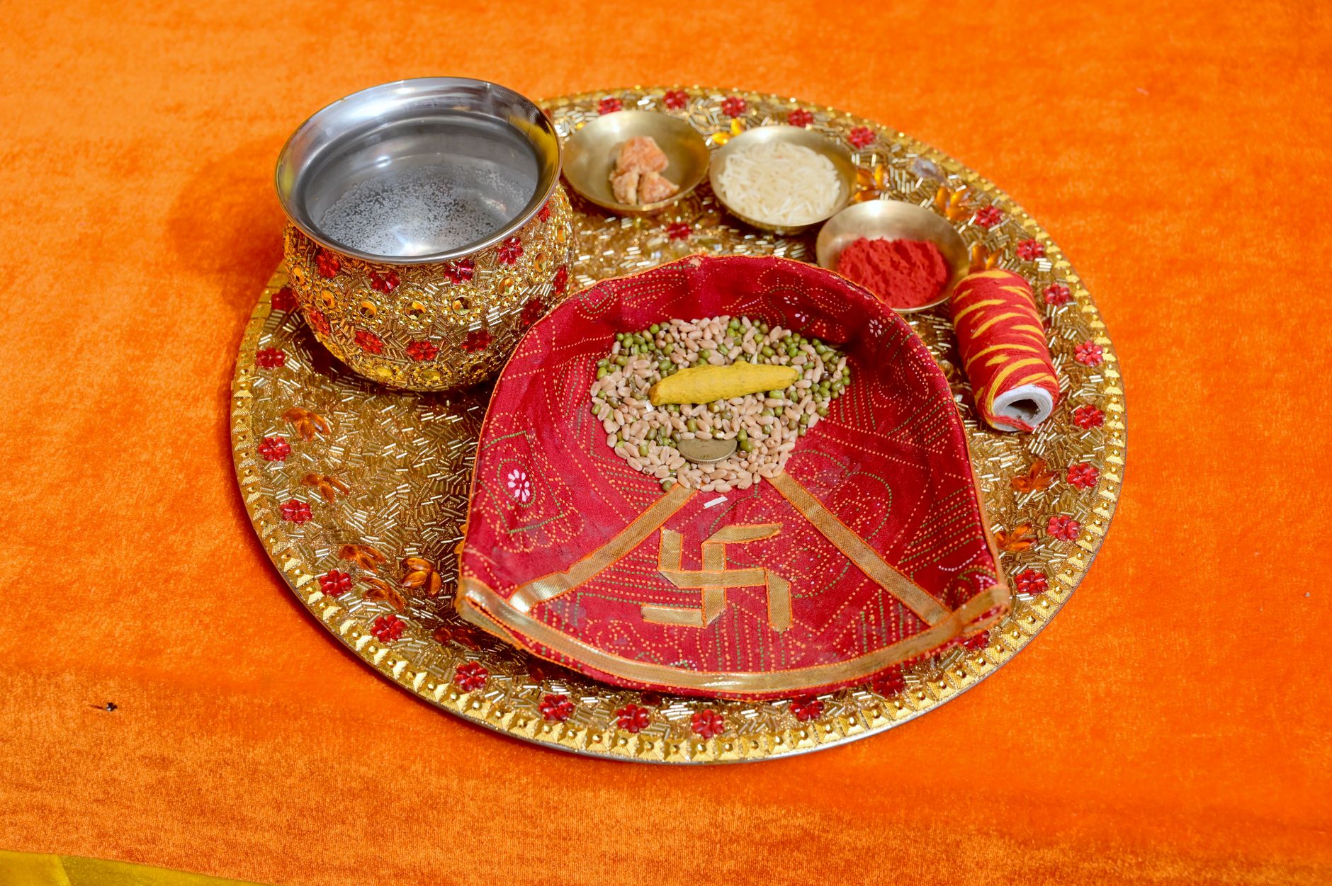 Kerala Pooja Thali Set