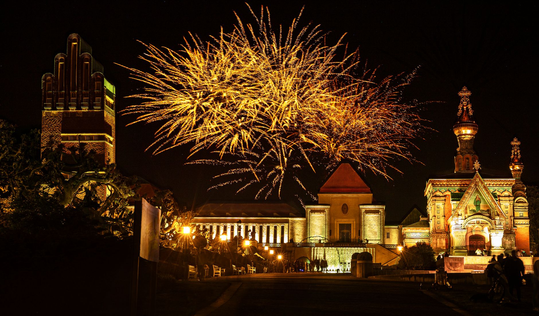 Night Sky Fireworks