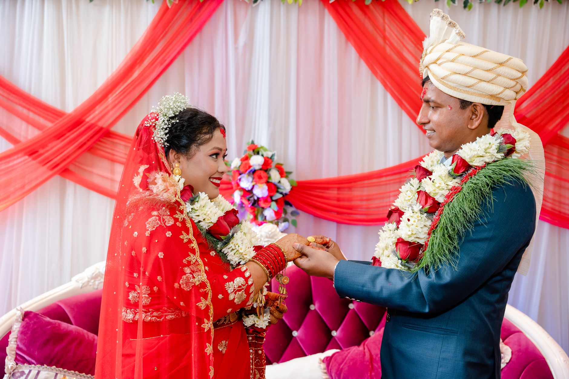 Bride Saree Draping in Ooty