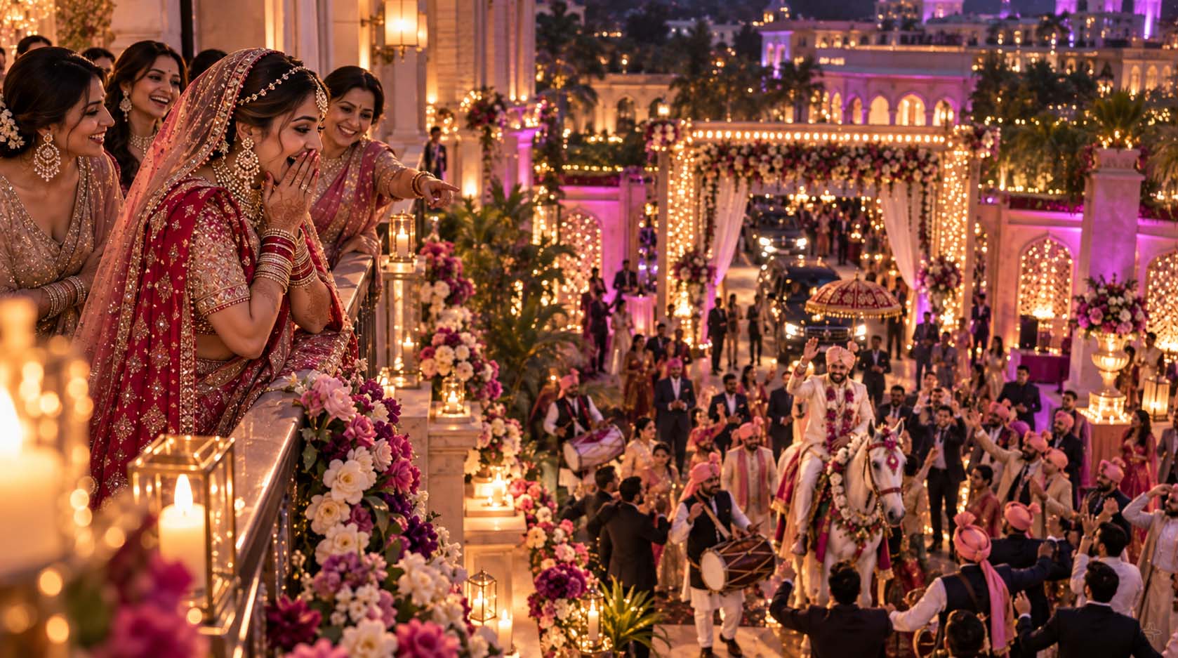 The Surprise Baraat Reveal