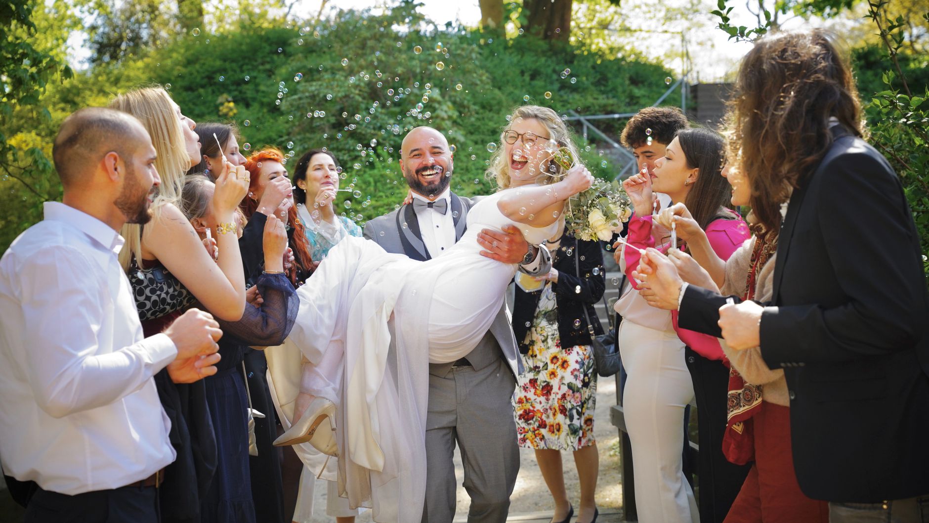 Magical Bubble Effects for Your Big Day