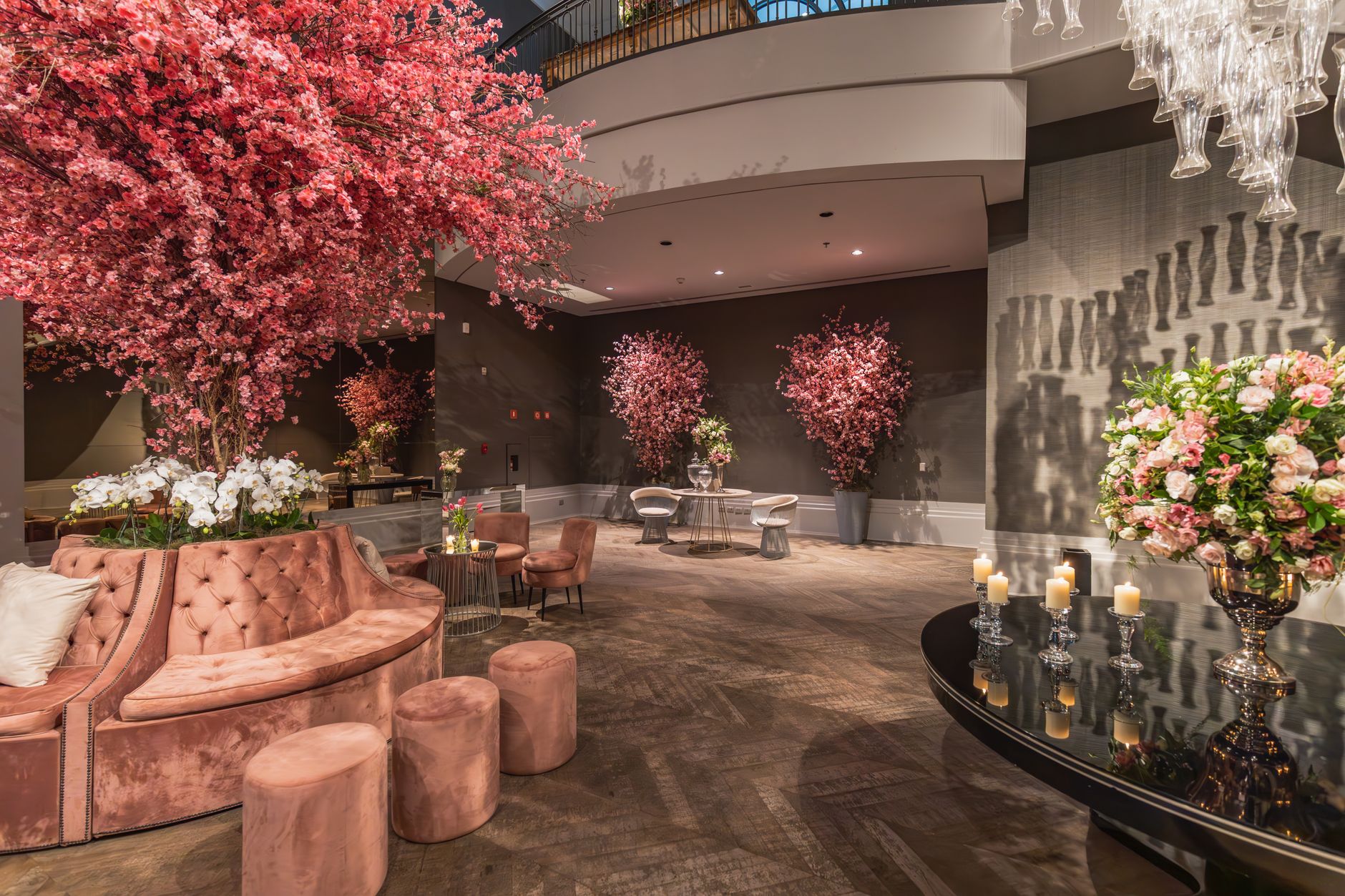 Bloom-Filled Lounges for Your Big Day