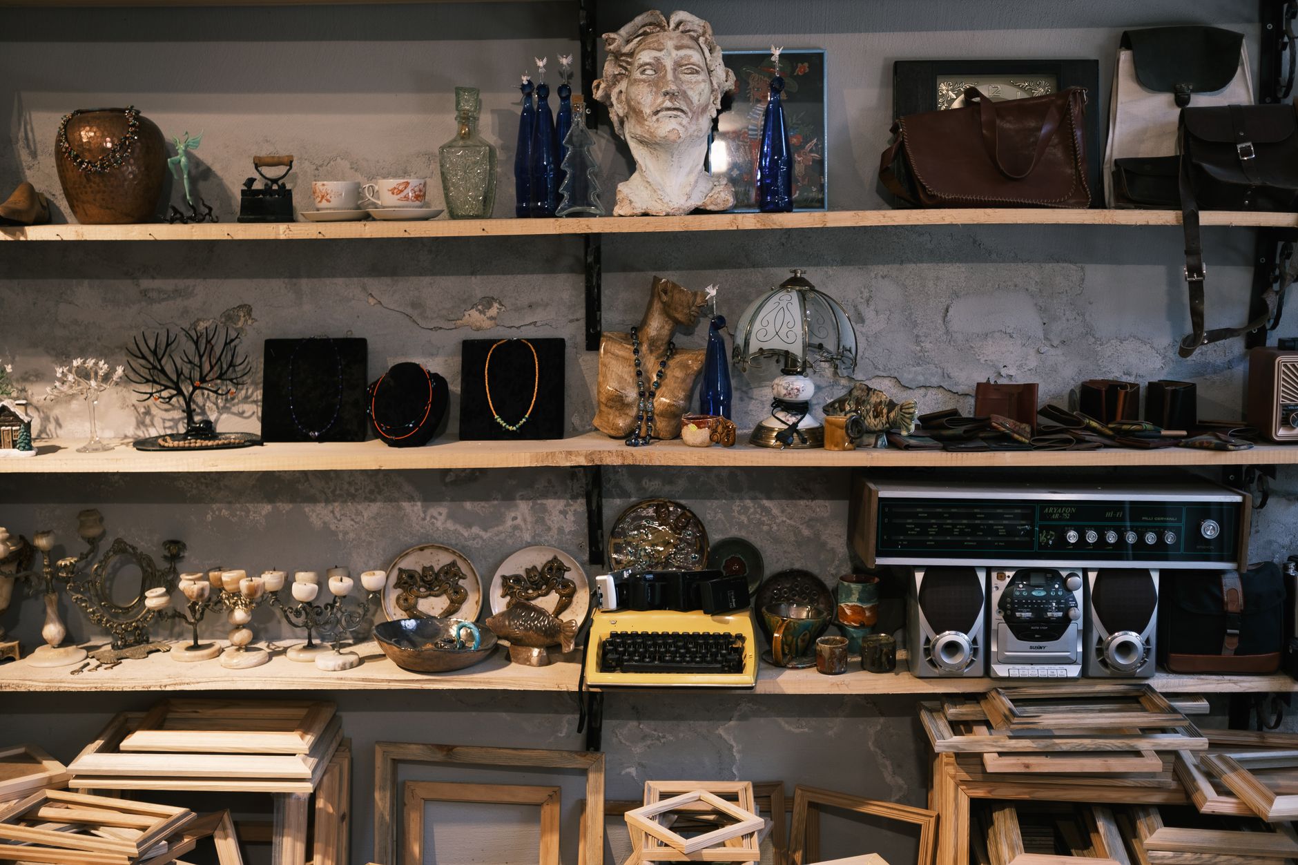 Presentation Storage Shelves