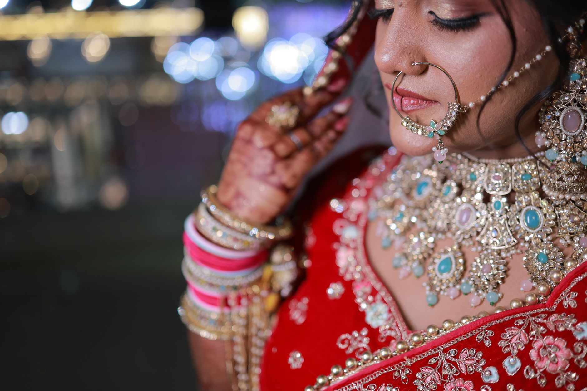 Gold Bridal Lehenga